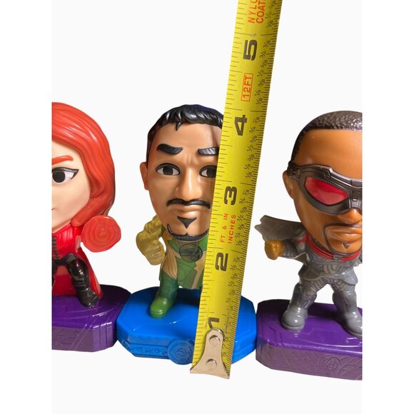 McDonald's Marvel Eternals kids meal toys  Set Of 4 Superheroes  Collectible Fig - Picture 9 of 11